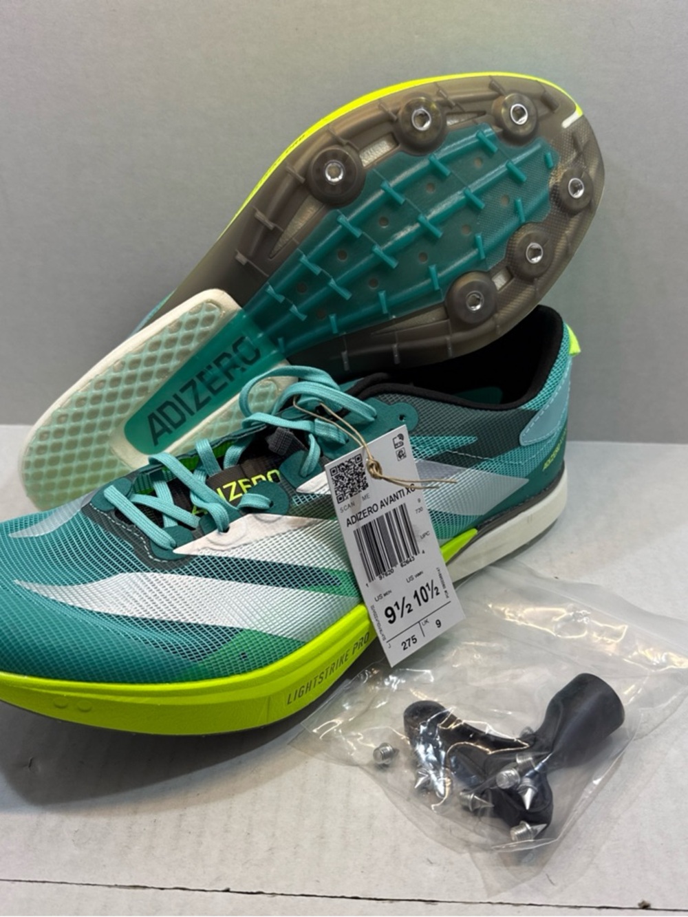 Adidas Adizero Avanti Xc Aqua Zero Metallic Men’s Size 9.5